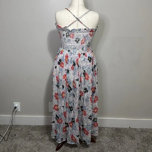 ANTHROPOLOGIE X LILY & LIONEL Annie Maxi Dress in white floral - Picture 6 of 7